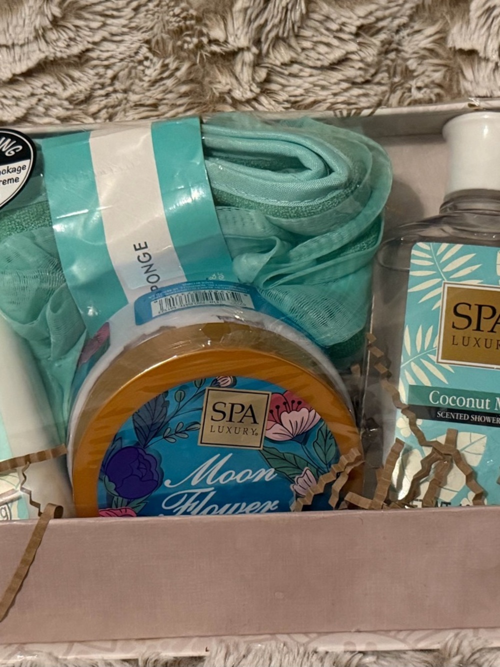 Turquoise Bath Gift Set